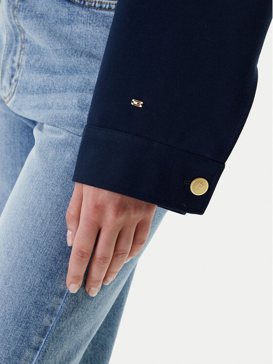 Tommy Hilfiger Tommy Hilfiger Sako WW0WW46519 Tmavomodrá Relaxed Fit