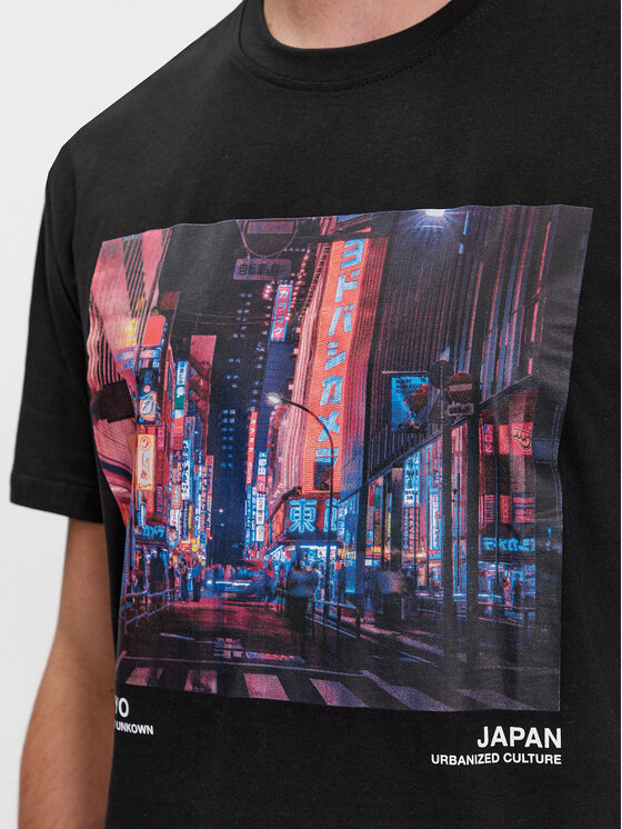 Only & Sons Only & Sons T-Shirt Lex 22028171 Černá Relaxed Fit