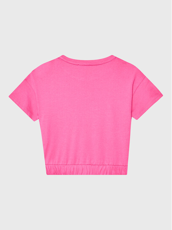 United Colors Of Benetton United Colors Of Benetton T-shirt 3096C10BA Ružičasta Boxy Fit