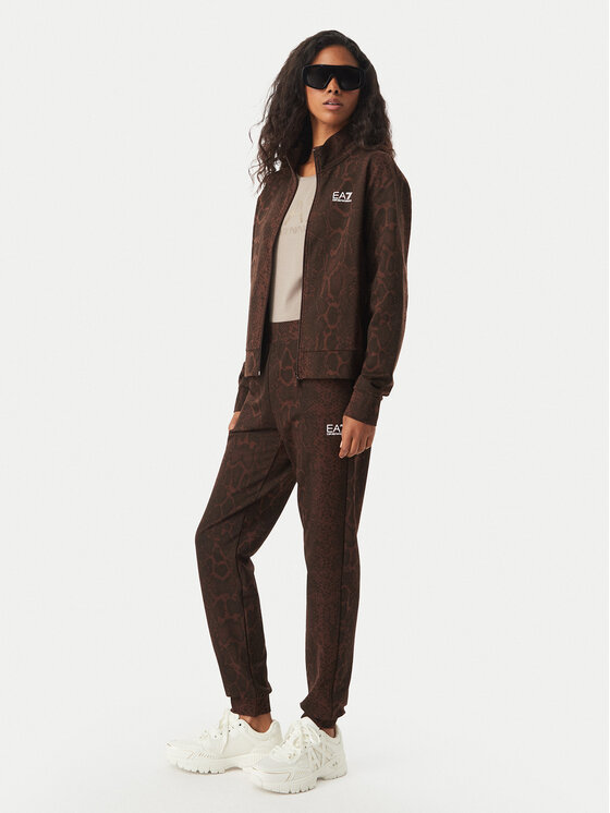 EA7 Emporio Armani EA7 Emporio Armani Sportinės kelnės 7W001416 AF26043 F6007 Tamsiai ruda Regular Fit