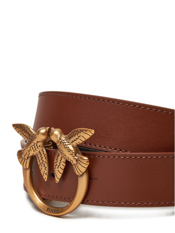 PINKO Pinko Pasek Damski Love Berry H3 Belt . AI 24-25 PLT01 100125 A1Z6 Brązowy