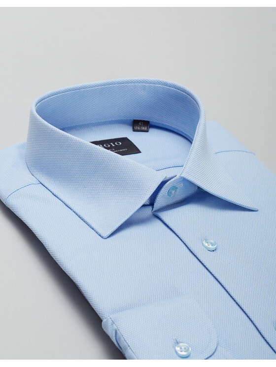 Borgio Borgio Koszula fabrizia Niebieski Slim Fit