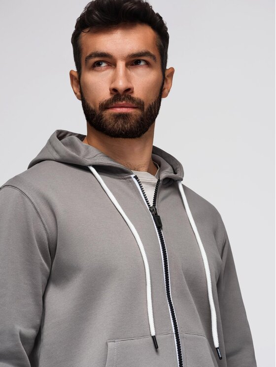 Ombre Ombre Komplet dresowy Z119 Szary Regular Fit
