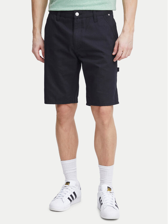 Blend Blend Medžiaginiai šortai 20716711 Juoda Slim Fit