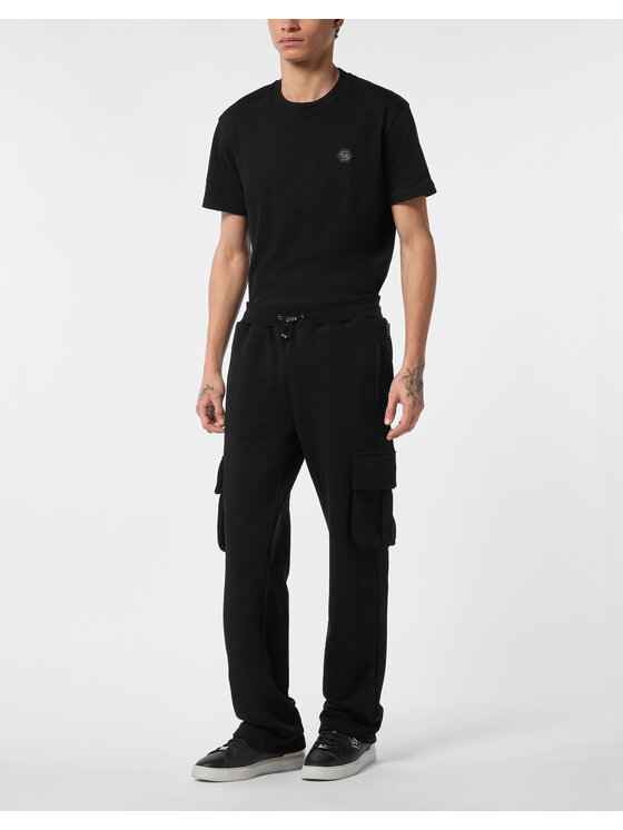 PHILIPP PLEIN PHILIPP PLEIN Spodnie dresowe 24677 Czarny Jogger Fit