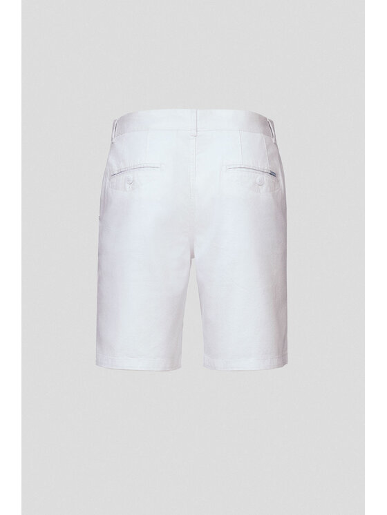 Lancerto Lancerto Szorty materiałowe Vaasa SZO082125000009 Biały Regular Fit