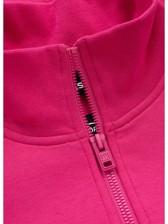 PITBULL PITBULL Bluza Discovery Różowy Regular Fit