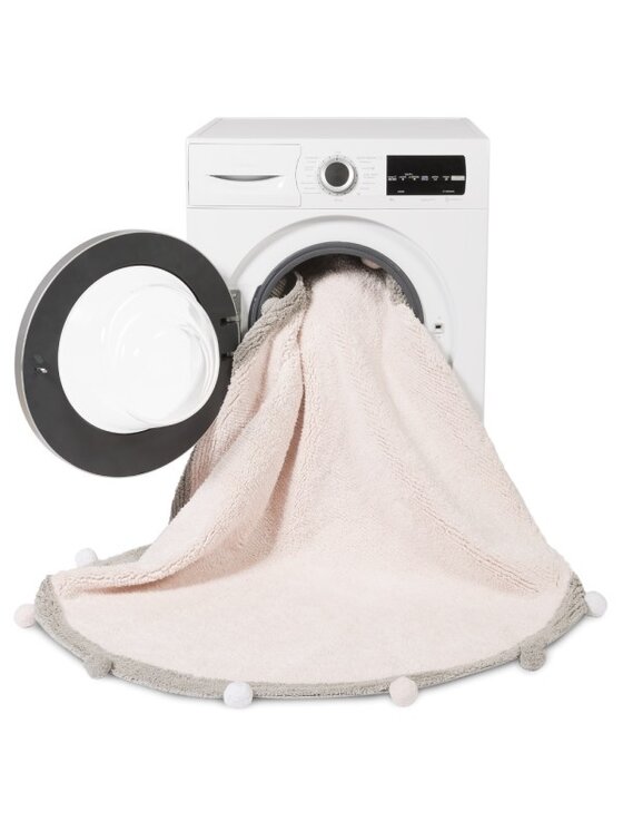 Lorena Canals Lorena Canals Dywan dziecięcy Dywan Bawełniany Bubbly Soft Pink Ø120 cm Różowy