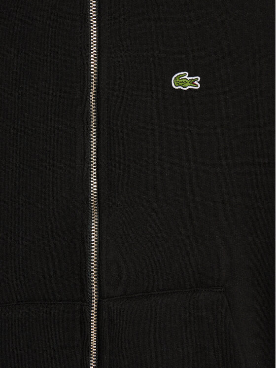 Lacoste Lacoste Bluză SJ9723 Negru Regular Fit