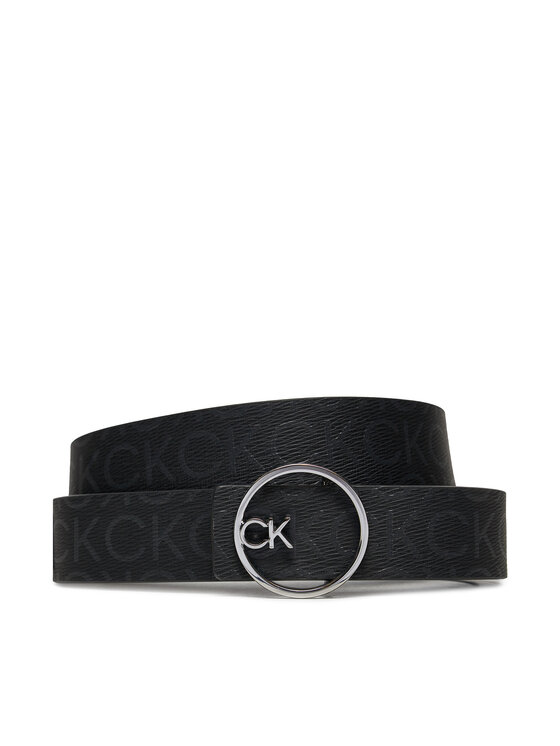 Calvin Klein Sieviešu josta Ck Buckle Reversible Belt 3Cm K60K612359 Melns