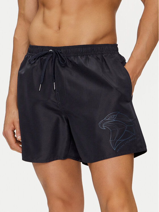 Armani Exchange Armani Exchange Paplūdimio šortai 953001 4R627 62636 Tamsiai mėlyna Regular Fit