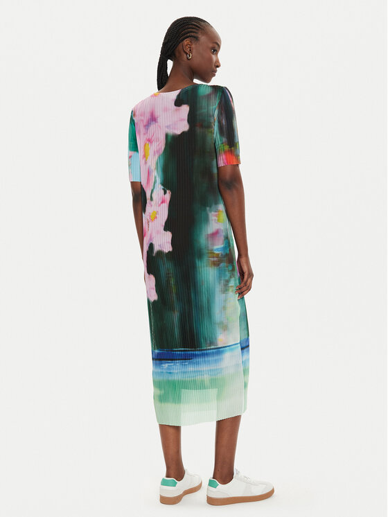 Desigual Desigual Kleid für den Alltag Garazi 24WWVK78 Bunt Slim Fit