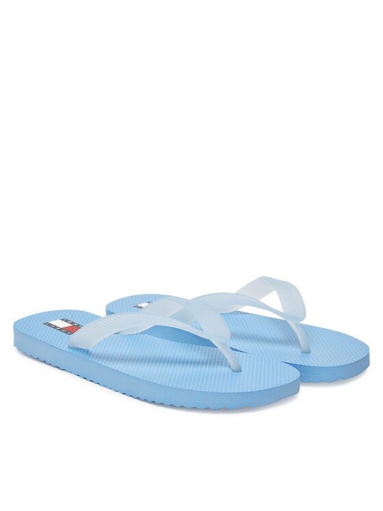 Tommy Jeans Tommy Jeans Japanke Tjw Logo Flip Flop EN0EN02447 Svijetloplava