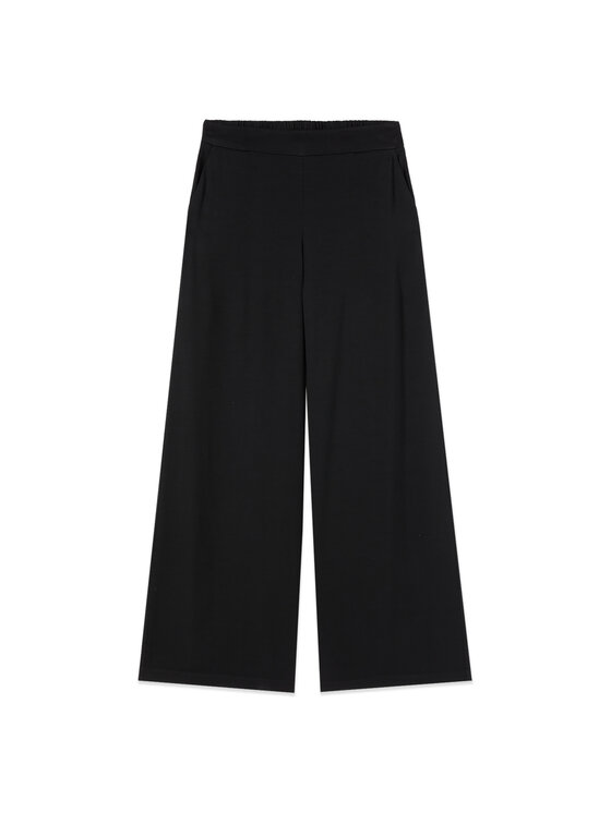 Oltre Oltre Pantaloni di tessuto P00QJ002443N033 Nero Baggy Fit
