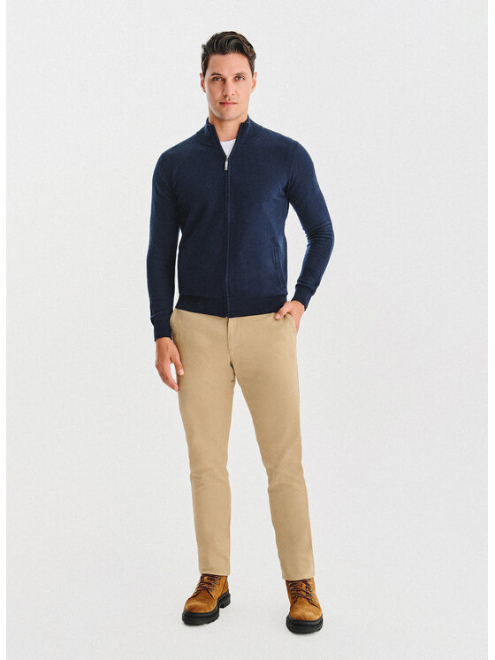 Pako Lorente Pako Lorente Kardigan P25WF-2X-007 Granatowy Classic Fit