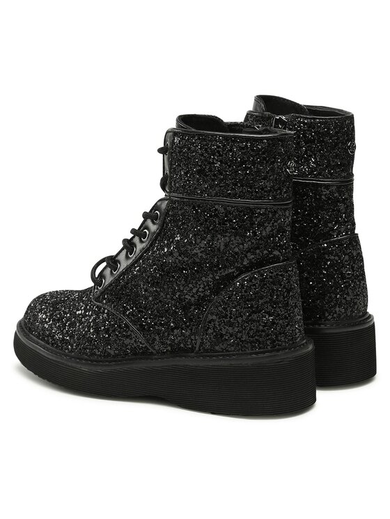 MICHAEL Michael Kors MICHAEL Michael Kors Μποτάκια Aniya Lug Bootie 40F3AYFEED Μαύρο