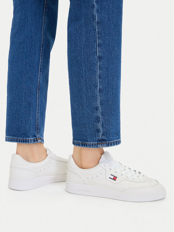Tommy Jeans Tommy Jeans Сникърси The Greenwich Edge Ltr EN0EN03049 Бял
