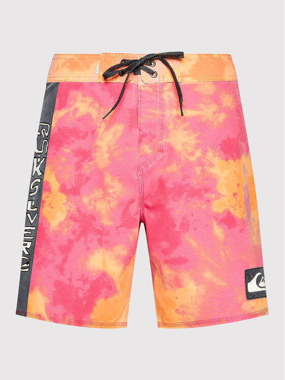 Quiksilver Quiksilver Szorty kąpielowe Surfsilk Acid Wash EQYBS04671 Różowy Regular Fit