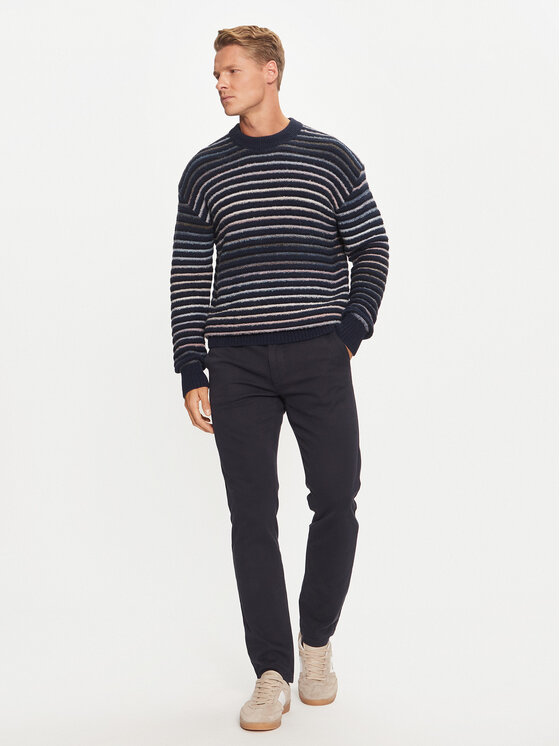 BOSS Boss Džemper 50523580 Tamnoplava Regular Fit