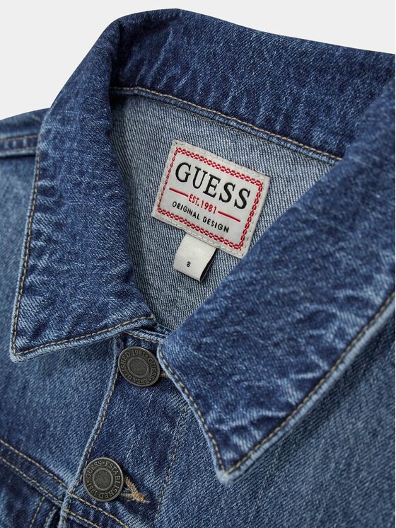 Guess Kids Guess Kids Kurtka przejściowa 173777 Niebieski Classic Fit