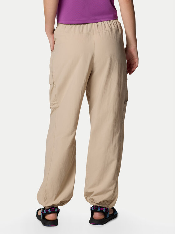 Columbia Columbia Outdoorové nohavice Sandier™ Parachute Pant 2119061 Béžová Relaxed Fit