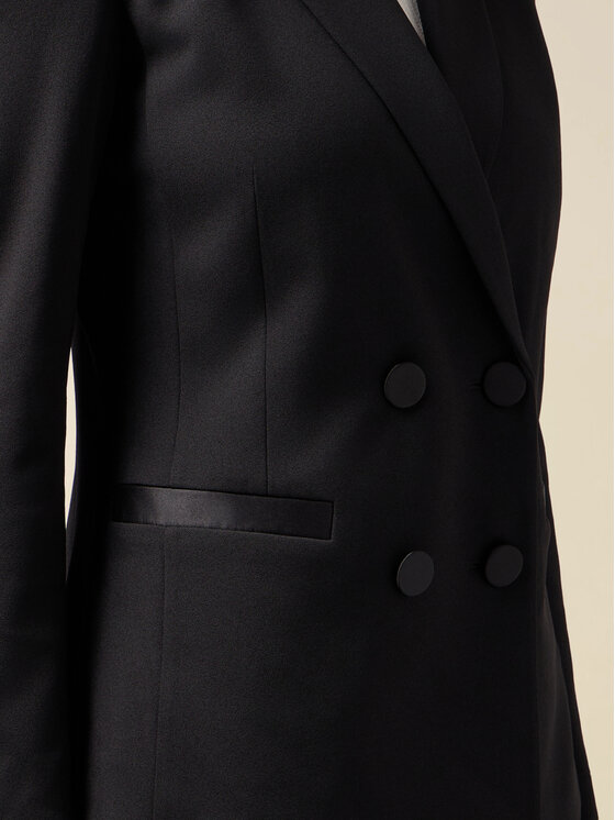 Oltre Oltre Giacca da abito Q782R104615N033 Nero Slim Fit