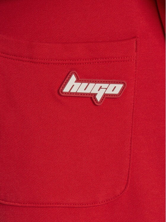 HUGO HUGO Teplákové nohavice Norata_B 50542564 Červená Baggy Fit