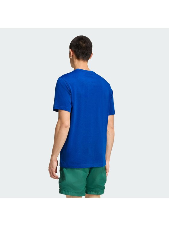 adidas adidas T-Shirt Trefoil Essentials KD1316 Μπλε Regular Fit