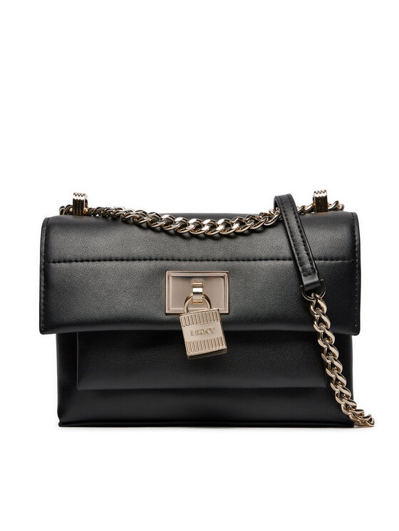 DKNY DKNY Дамска чанта Evie Sm Flap Cbody R41ERC64 Черен