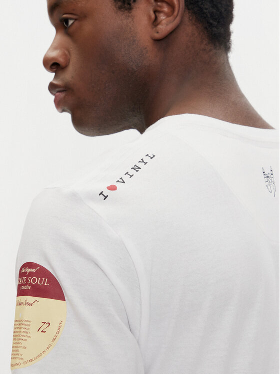 Brave Soul Brave Soul T-Shirt MTS-149CAPITOL Weiß Regular Fit