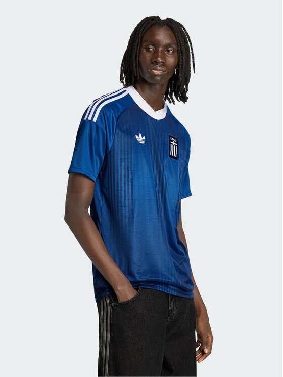 adidas adidas Koszulka techniczna 161807 Niebieski jasny Slim Fit