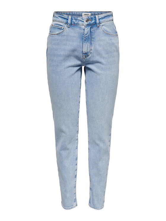 ONLY ONLY Blugi 15248715 Albastru celest Straight Fit