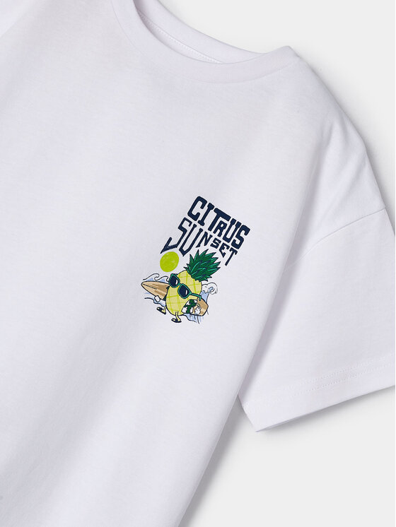 Mayoral Mayoral T-krekls 3023 Balts Regular Fit