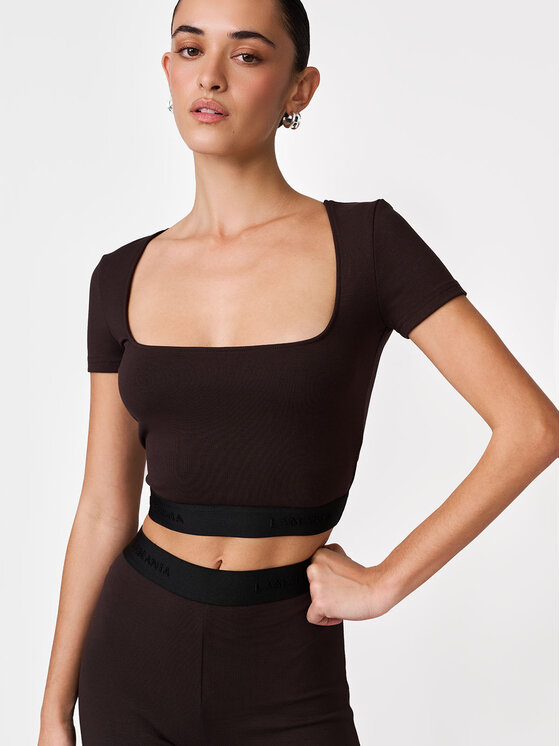 La Mania La Mania Top LEX Marrone Basic Fit