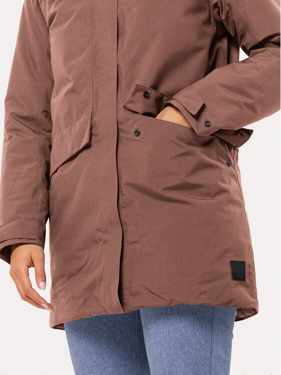 Jack Wolfskin Jack Wolfskin Зимно яке Tempelhof Coat 1116151 Бордо Regular Fit