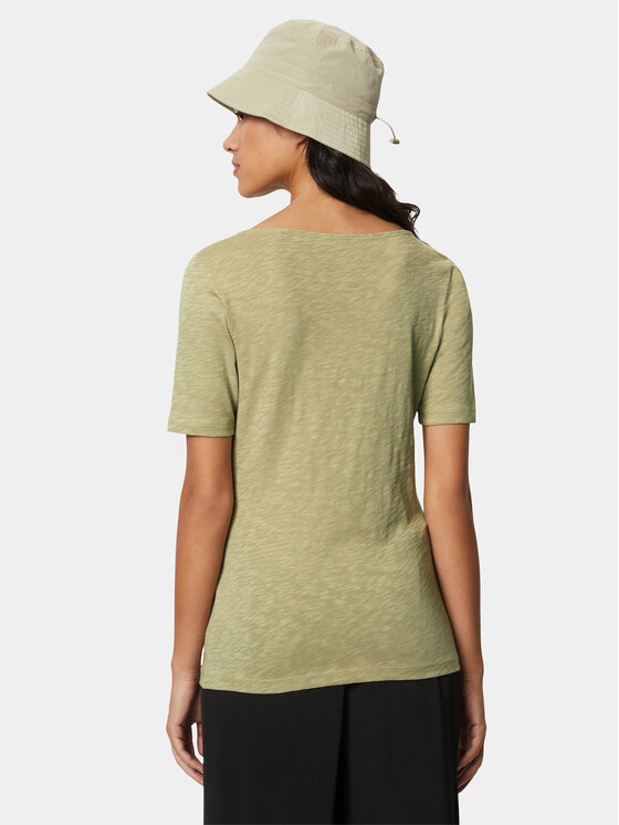 Marc O'Polo Marc O'Polo T-Shirt 402 2261 51399 Zielony Slim Fit