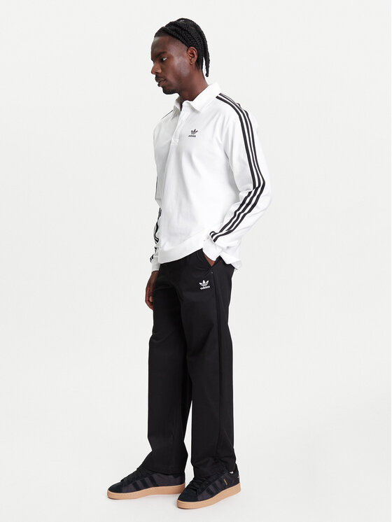 adidas adidas Bavlnené nohavice Trefoil Essentials JD2442 Čierna Regular Fit
