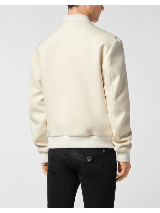 PHILIPP PLEIN PHILIPP PLEIN Bomber 24853 Bianco Regular Fit