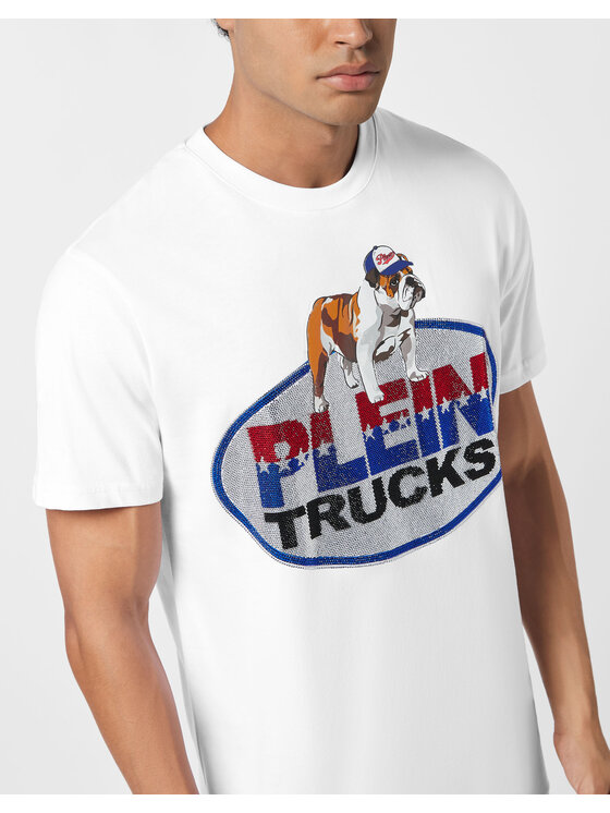 PHILIPP PLEIN PHILIPP PLEIN T-Shirt 26199 Biały Regular Fit