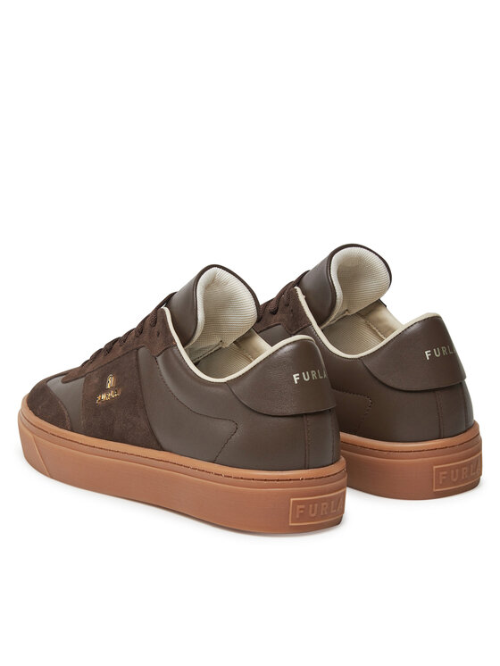 Furla Furla Sneakersy Enjoy Lace-Up YI79ENJ BX3712 PT 2566S Bordowy