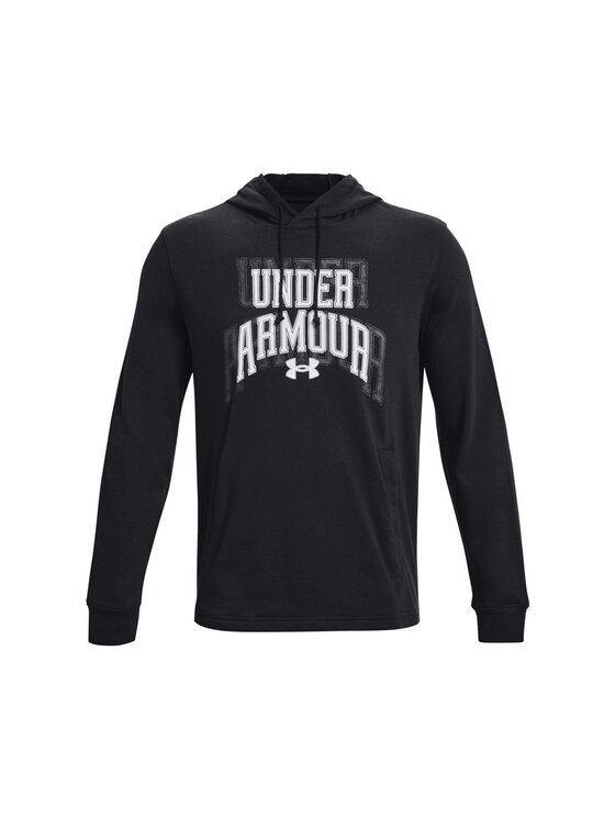 Under Armour Under Armour Bluza Rival Terry Graphic HD Czarny Basic Fit