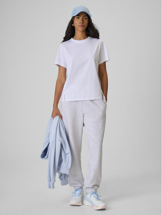 4F 4F T-Shirt ESSENTIAL Biały Regular Fit