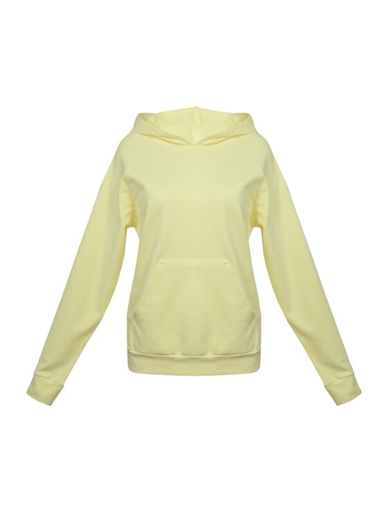 DKaren Sport DKaren Sport Bluza Seattle Żółty Slim Fit