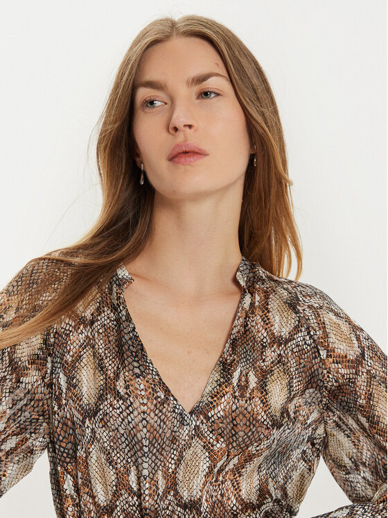 Morgan Morgan Rochie de zi 242-RLIPA.F Bej Regular Fit
