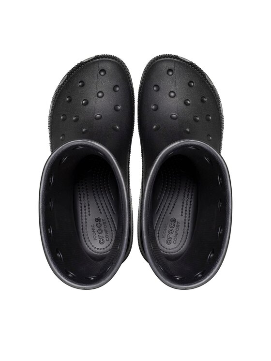 Crocs Crocs Kalosze Classic Rain Boot 208363 Czarny