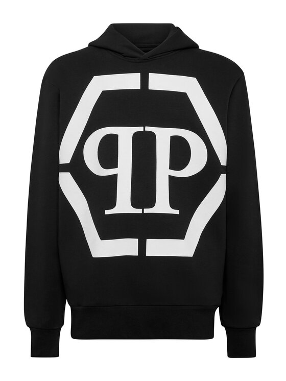 PHILIPP PLEIN PHILIPP PLEIN Bluza 459 Czarny Regular Fit