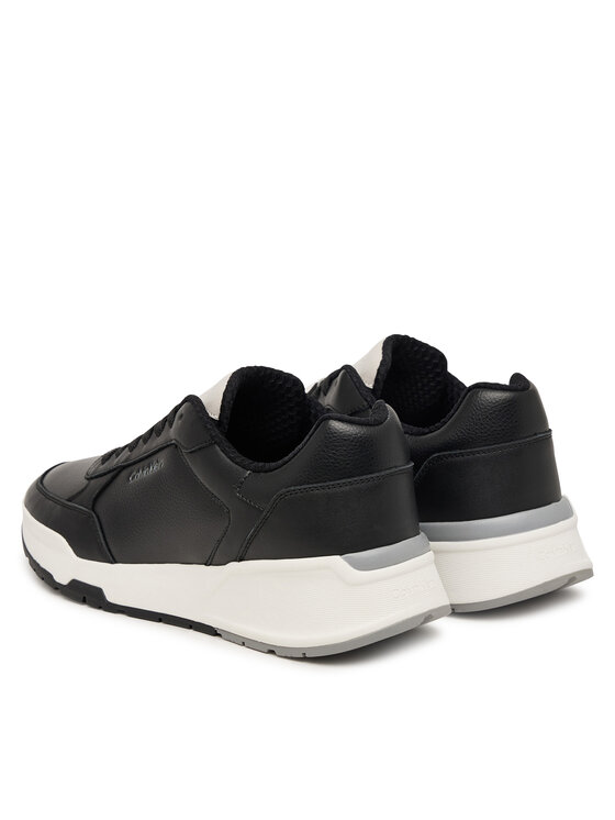 Calvin Klein Calvin Klein Snīkeri City Runner Laceup Lth Mix HM0HM02309 Melns