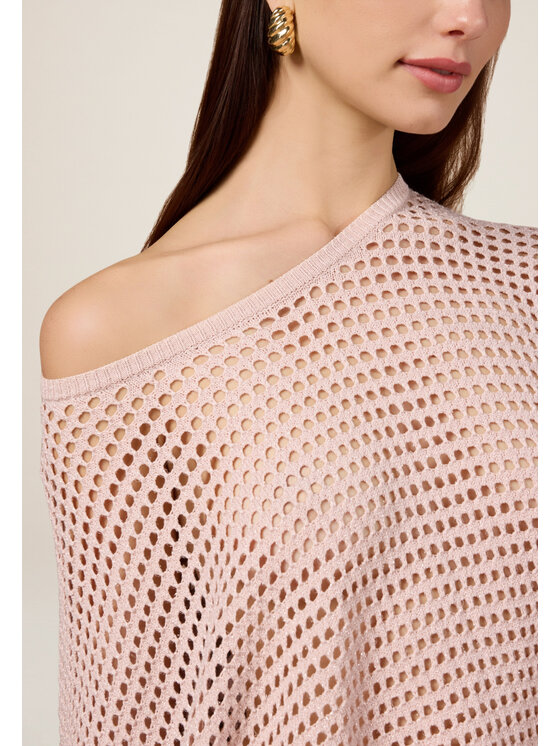 Oltre Oltre Cardigan M490E001861N006 Rosa Over Fit