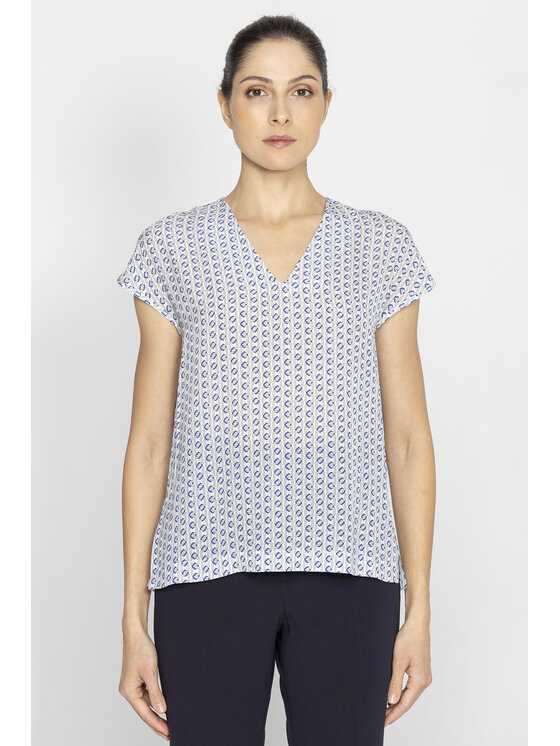 Deni Cler Milano Deni Cler Milano Top W-DC-0002-E2-K9-16-1 Kolorowy