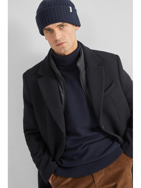 Selected Homme Selected Homme Cappotto di lana 16089400 Nero Regular Fit